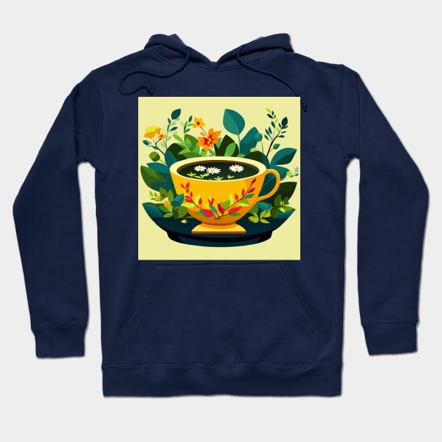 cup of flowers Hoodie by Lilbangdesigns